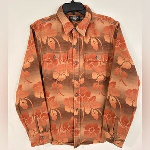 Ralph Lauren Double RL Men's Floral Shirt Jacket - Jacquard